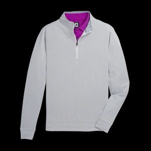 Footjoy Houndstooth Ocean Course Perf Pullover